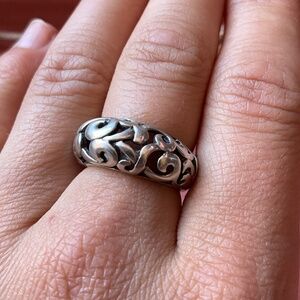 Thai Filigree Sterling Silver Ring